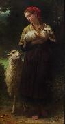 Adolphe William Bouguereau The Shepherdess (mk26) Sweden oil painting artist